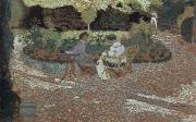 in the garden Edouard Vuillard